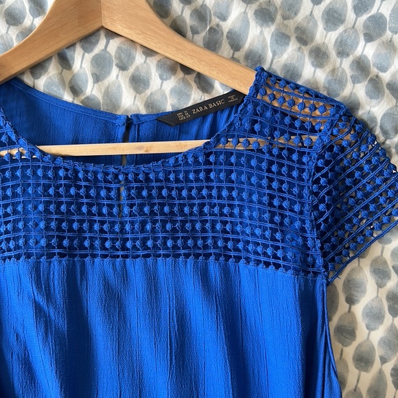 Zara Cap Sleeve Mini Dress - Picture 2 of 5